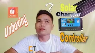 unboxing solar charger controller 10 amp 12V from shopee