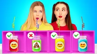 PROVOCAREA &ldquo;NU ALEGE BĂUTURA GREȘITĂ&rdquo; || Cine se oprește ultima, c&acirc;știgă! Farse marca 123 GO! FOOD