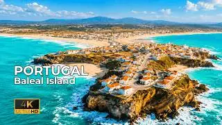 Baleal Island 🌊 | Beautiful Aerial Views of the Baleal Peninsula in Portugal 🇵🇹 | Scenic Travel 4K