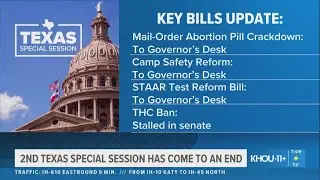 Recapping the Texas Legislature's second special session