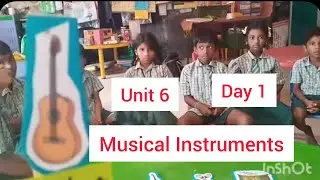 Term 2 Unit 6 Musical instruments Day 1 Introducing names of musical instruments Eng Ennum Ezhuthum