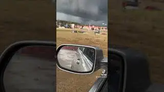 Holly Springs Mississippi funnel cloud on 12-09-2023.
