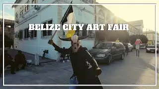 BELIZE CITY LOCAL STREET ART FAIR - Hanging out with the locals