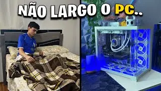 Dia de um Gamer com seu PRIMEIRO PC LIND&Atilde;O E POTENTE 😱