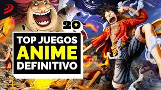 Los 20 MEJORES JUEGOS de los 20 MEJORES ANIMES de la HISTORIA