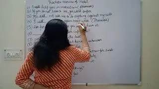 Video No.48, Practice exercise of Modals