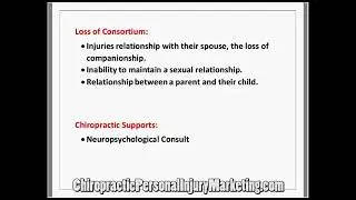 How Chiropractors Support PI Attorneys Loss Consortium Claims