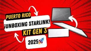 🇵🇷 Starlink GEN 3 Standard Kit Unboxing 4K | Internet Puerto Rico 2025 🇵🇷