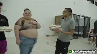 Neon and AdinRoss Hilariously Surprise Ally with a Cake Smash!