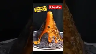 #shorts Volcano Eruption working model/how to make volcano 🌋/School project for exhibition #volcano