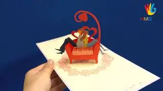 Love You Popup Card 3D | 3D Popup Card Love