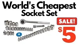 World's Cheapest Socket Set ($5 Deals)