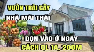 Chị Thảo tình cảnh khó khăn, bán gấp nhà vườn trái cây, 2MT, Sát quốc lộ 1A, Huyện Xuân lộc cũ