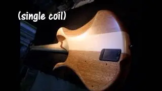 Aquilina bass : DB 4 Crel pickups (audio demo)