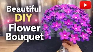 DIY Multani Craft with Colorful Paper & Recycled Plastic Bottle | Creative Home Decor Art