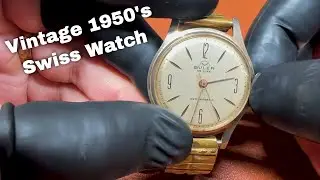Vintage Buler De Luxe Watch Repair Part 1 | ASMR
