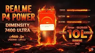 10,001mAh BATTERY! 🔋 Realme P4 Power Antutu Benchmark! with Low Battery!