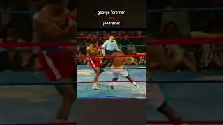boxing with george foreman vs joe frazier🔥💀....... #edit #miketyson #boxing #mma