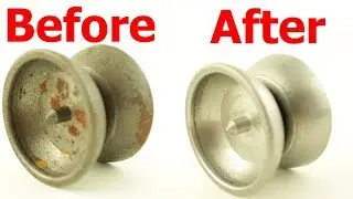 Restoring a ThrowDown Shuriken Prototype YoYo. Old Rare YoYo Restoration.