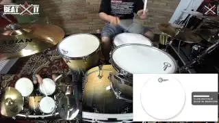 BeatIt Test: Aquarian Response 2 Texture Coated