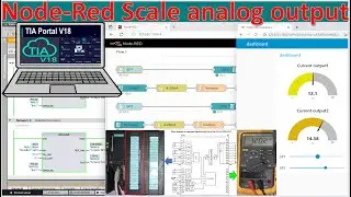 Node-Red how to scale/unscale analog output 4-20mA, 0-20mA, 0-10V full tutorial