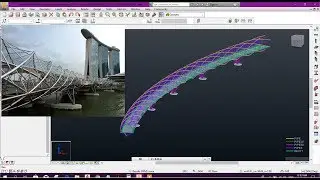HELIX BRIDGE MODELING IN ROBOT STRUCTURAL ANALYSIS USING AUTOCAD-PART1/2
