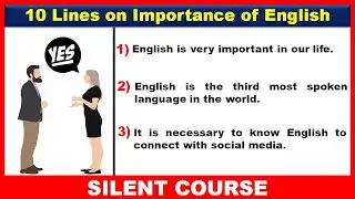 10 Lines on Importance of English Language | 10 Lines on English Language  |  Few Lines On English