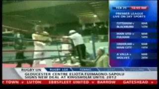 LOL Fan gets Knocked out. - Boxing Forum.flv
