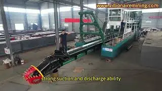 Cutter Suction Mining Dredger#goldmining #goldrush #rivermining#goldwashplant