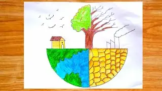 World Environment Day Poster Making | Environment Day Drawing  | World Environment Day Drawing Easy