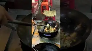 Malaysia's Best Egg Fried Rice | #streetfood #johor #malaysia #foodstreet #jb #singapore #shorts