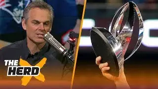 Colin reacts to the Patriots and Eagles winning their Conference Championship games | THE HERD