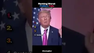 Ranking Worst Politics Fail 👏🏻 #shorts #ranking