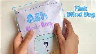 [DIY Papercraft💙] - Fish Blind Bag Opening😱| ASMR video | Craft Ideas | Drawing