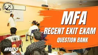 MFA (Medical first aid) Exit exam Question bank Part 3