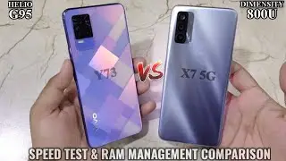 Vivo Y73 vs Realme X7 Speed Test Comparison⚡Ram Management Comparison😱😱