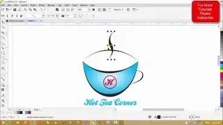Corel Draw X8 Tutorials - Simple Logo Designing