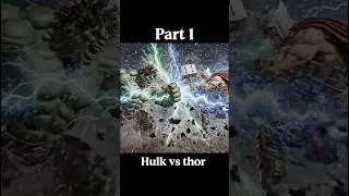 HULK vs THOR 😱 | Kaun Jeetega? Part 1 #hulk #avengers #trending #thor #ytshorts #ironman #hulksmash
