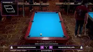 BRINSON\GOODMAN vs MEASOR\PHILLIPS - WBCA 9 BALL 2025 - TABLE 1 | EvoSports