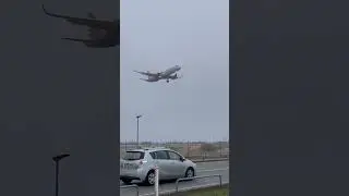 Wizz Air &rdquo;Team Hungary&rdquo; livery *loud* flyby shortly before landing at CPH
