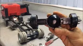 Build - RC Truck Metal Axle 1/14 Scale - For Heavy Construction Truck Part : Differential Axle
