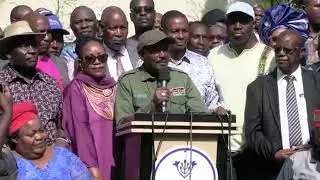 KALANZO  SPEECH IN LATE RAILA'S FAMILY IN BONDO
