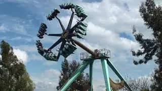 Vortex Off Ride at Thorpe Park (full HD)