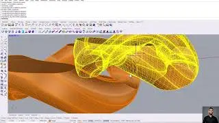 Cuban Chain 3D model in Rhino 8 ! #caddesign #cuban #chain #rhinojewelry