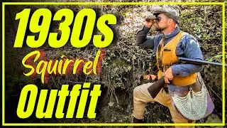 Great Depression Outdoor Gear: 1930s Squirrel Outfit for Food Gathering, Harsh Weather & Survival!