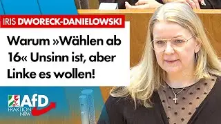 Warum &raquo;W&auml;hlen ab 16&laquo; Unsinn ist! &ndash; Iris Dworeck-Danielowski (AfD)