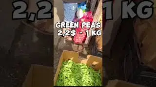 Price - Green Peas 2,2$ - 1 kg. Georgia #food #market #Georgia #price #peas #greenpeas