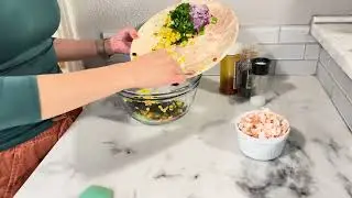 Ensalada saludable de camarón (cowboy caviar )