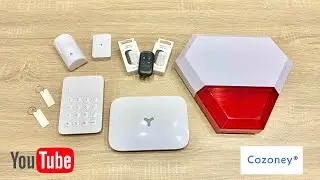 Alarme Connectée Google Home et Alexa (Smart Life - Tuya) - Cozoney