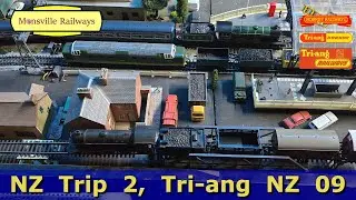 Tri-ang NZ Trip 2, OO Gauge DC Temporary Tri-ang Hornby Layout - Part 09.